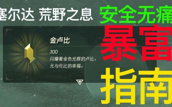 荒野之息100卢比（旷野之息刷卢比）-图3