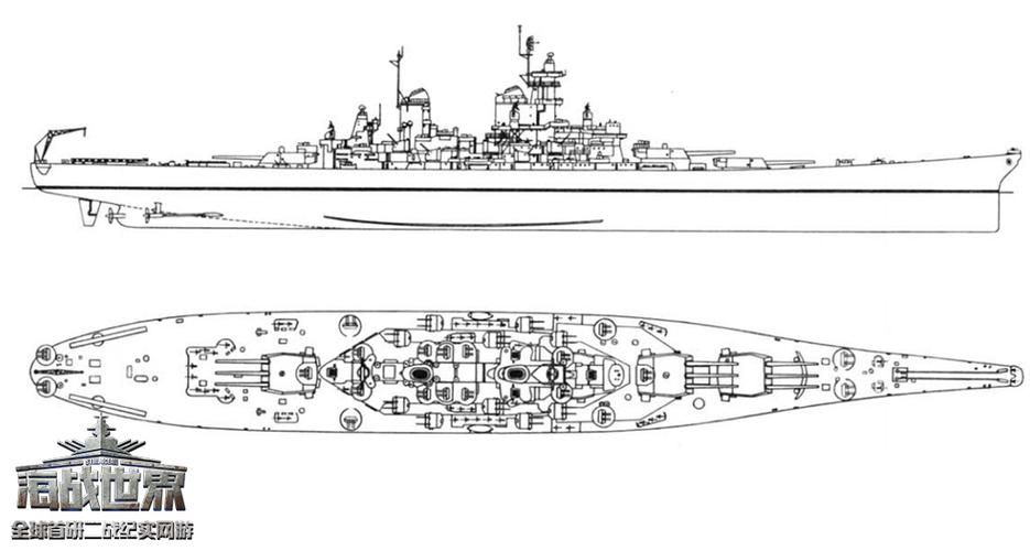 衣阿华级战列舰怎么玩（衣阿华战列舰剖视图）-图1
