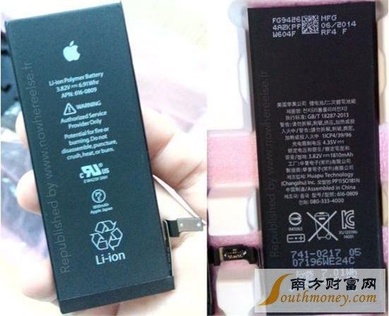 苹果6电池多少毫安的（iphone 6电池容量多少毫安）-图2